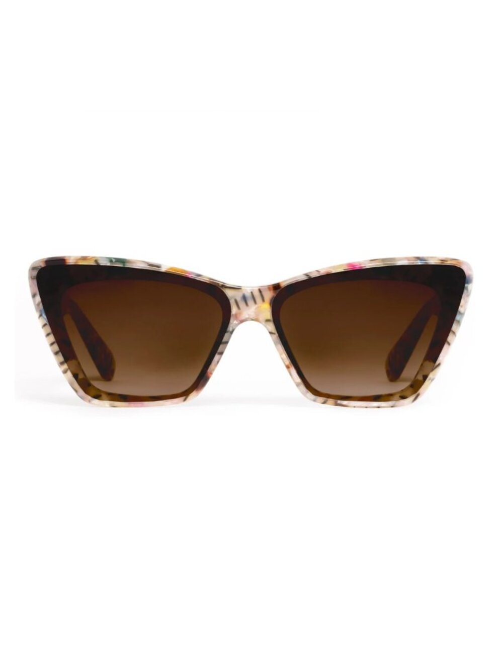 Brigitte Nylon Confetti Sunglasses | KREWE